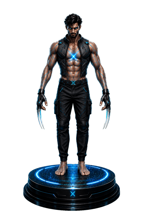 Lykos, arquétipo do Aura X, em sua forma evoluída